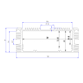 Power Supply Inverter Enclosure Aluminum Alloy Extrusion